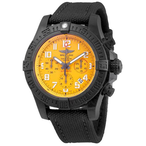 Breitling Avenger Hurricane Cobra Yellow Automatic Men's Watch